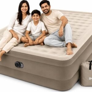 Toy Imagine Queen Size Inflatable Air Bed with Built-in Electric Pump