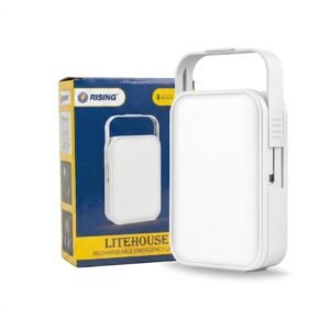 RISING LITEHOUSE Rechargeable Emergency LED Light – 12W, 4000mAh Battery