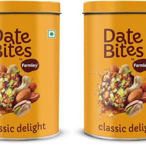Farmley Date Bites 400g – Dates, Nuts & Honey, Pack of 2